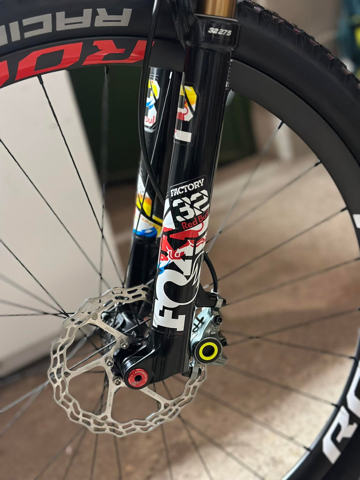 Fox 32 Factory Series Step Cast Thirty Two 2021 "Red Bull" adesivi forcella