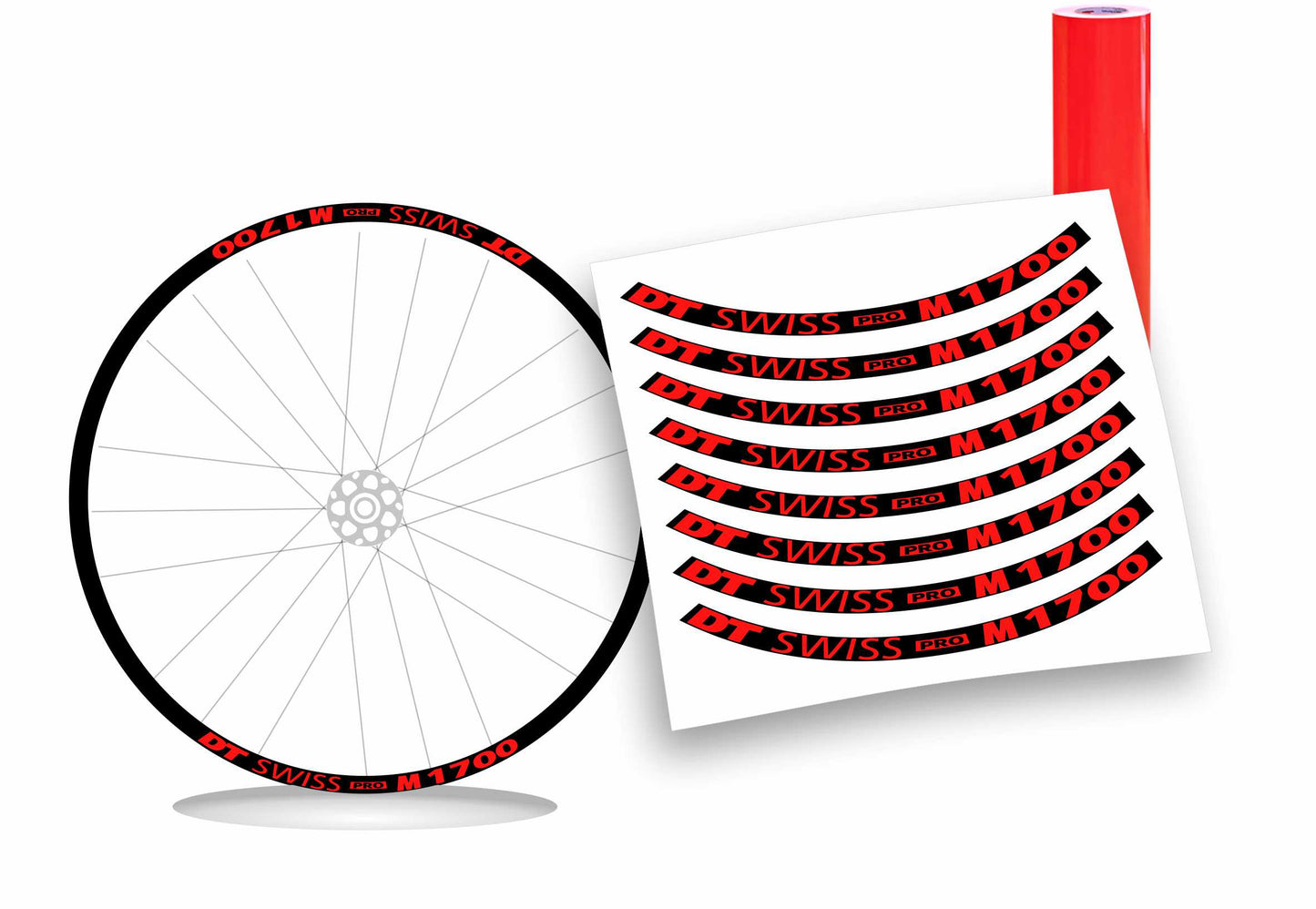 DT SWISS M 1700 adesivi per ruote