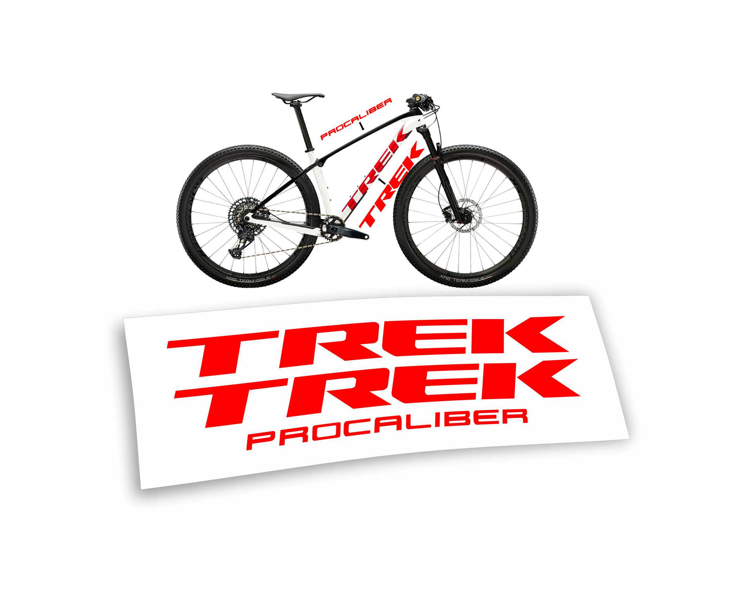 Trek Procaliber kit adesivi bicicletta colore personalizzato