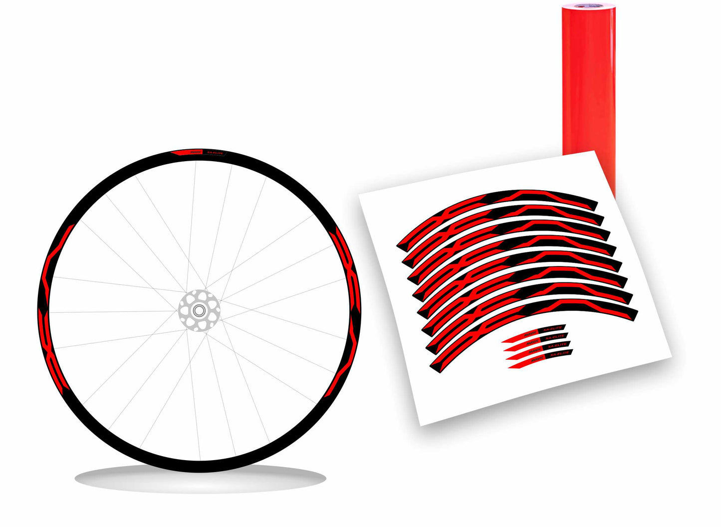 kit adesivi cerchi bici mtb mavic XA ELITE colore personalizzato antigraffio