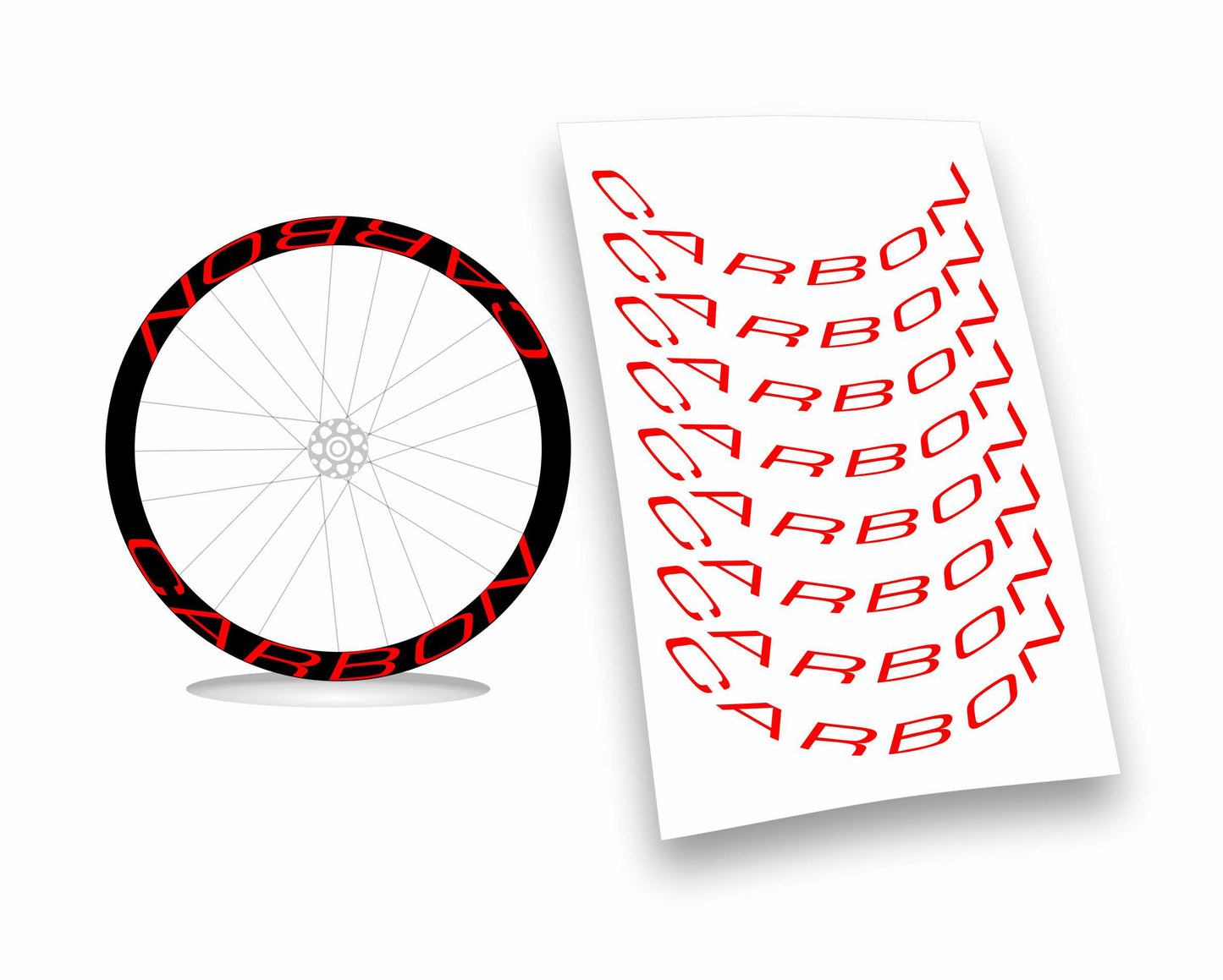 Carbon kit adesivi personalizzati