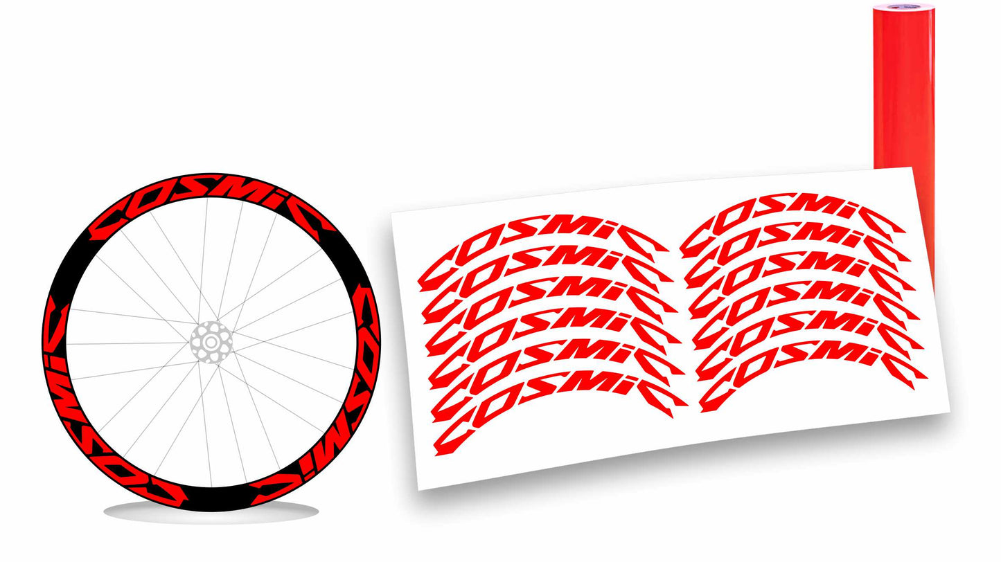 mavic COSMIC 40mm kit adesivi stickers per ruote