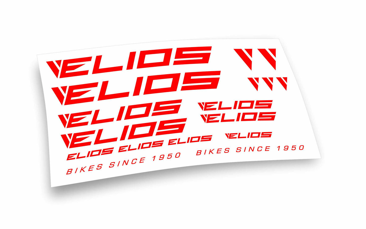 Elios adesivi bicicletta colori personalizzabili 17pezzi