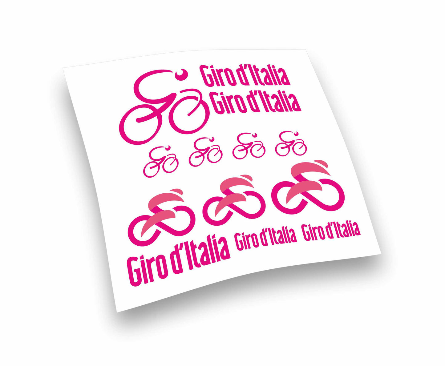 Giro d'Italia kit adesivi completo 13 pezzi per mountain bike e bici da corsa