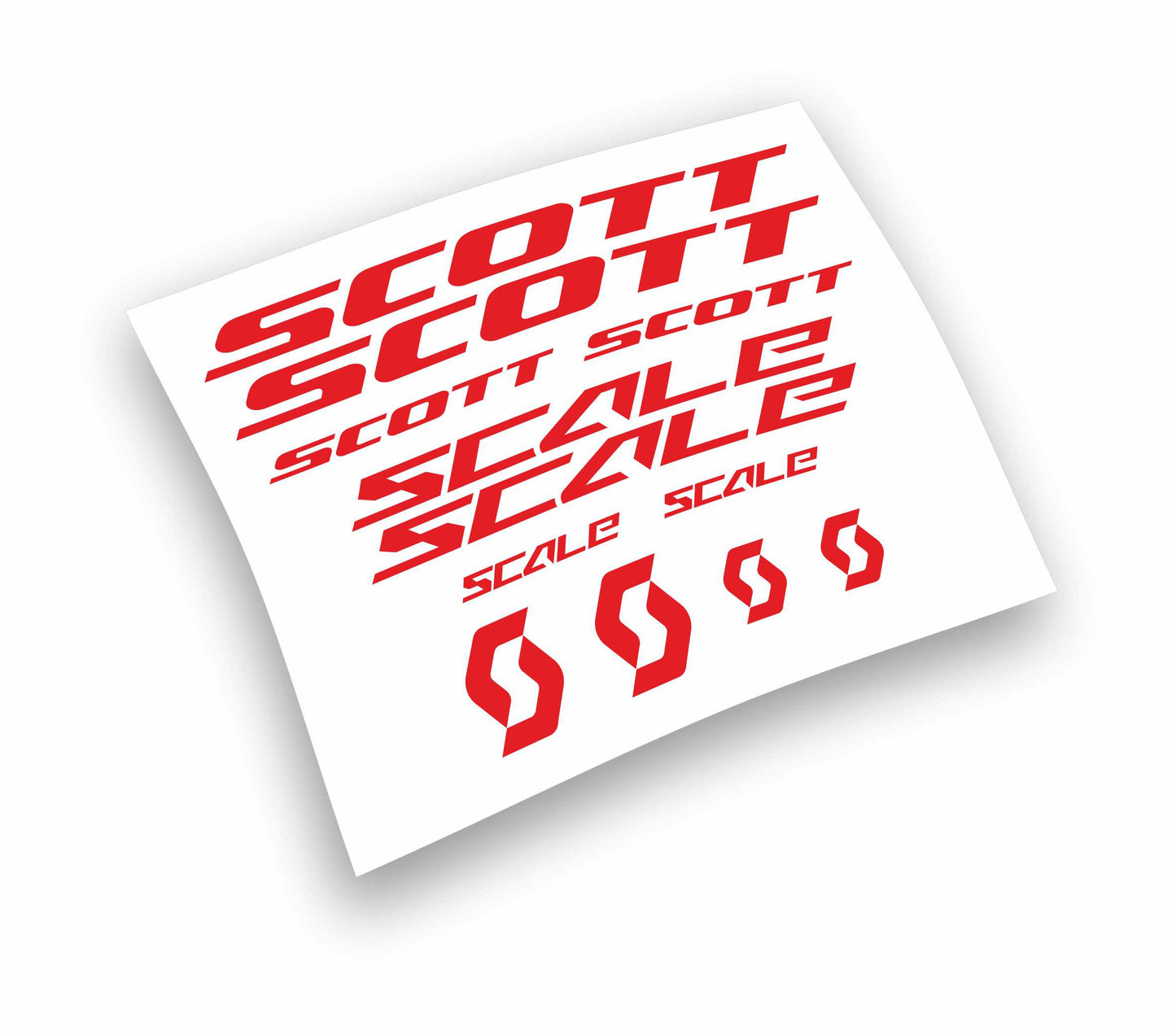 Scott Scale kit adesivi colori a scelta 12 pz bicicletta mtb