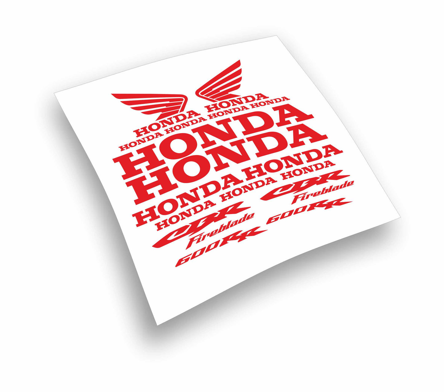 kit adesivi decals moto honda CBR fireblade 600 RR colore personalizzato