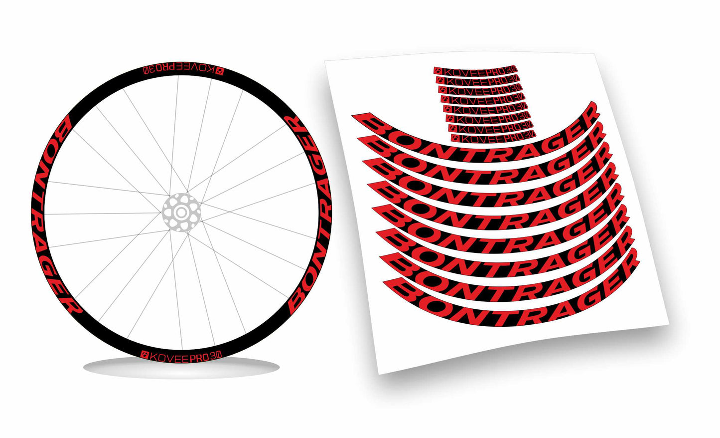 Bontrager kovee pro 30 kit adesivi
