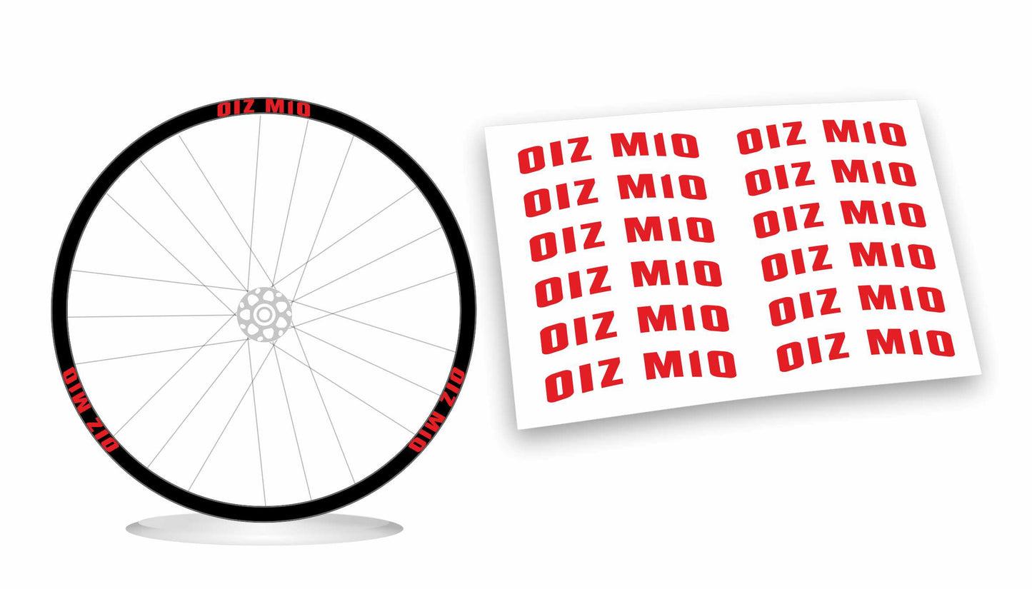 Oiz m10 Orbea adesivi ruote colore personalizzato
