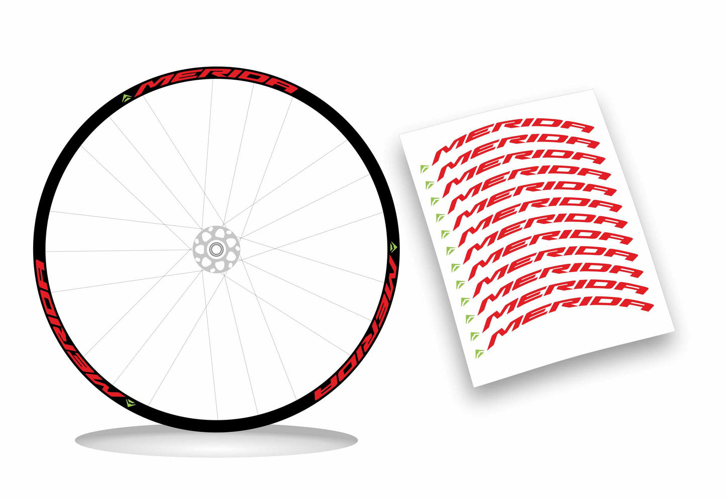 merida adesivi stickers per ruote bici