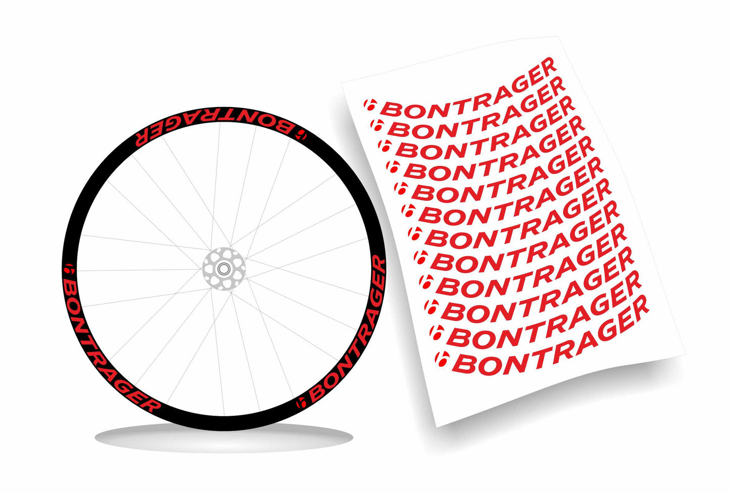 bontrager adesivi cerchi bici personalizzabili h2,4cm