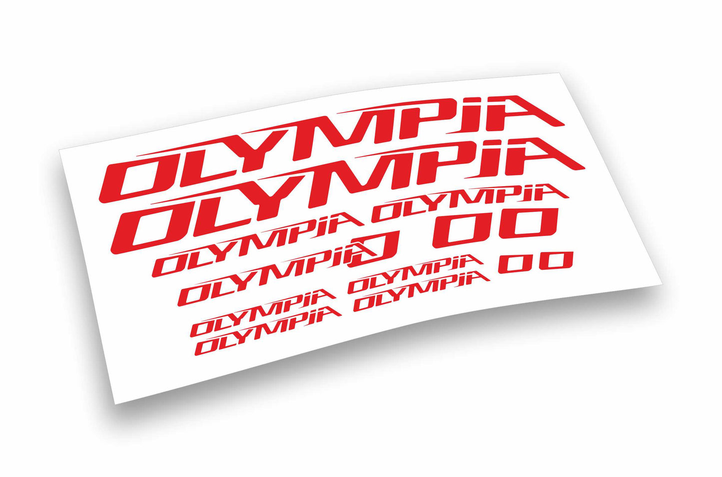 OLYMPIA kit adesivi bicicletta colori personalizzati anche fluo