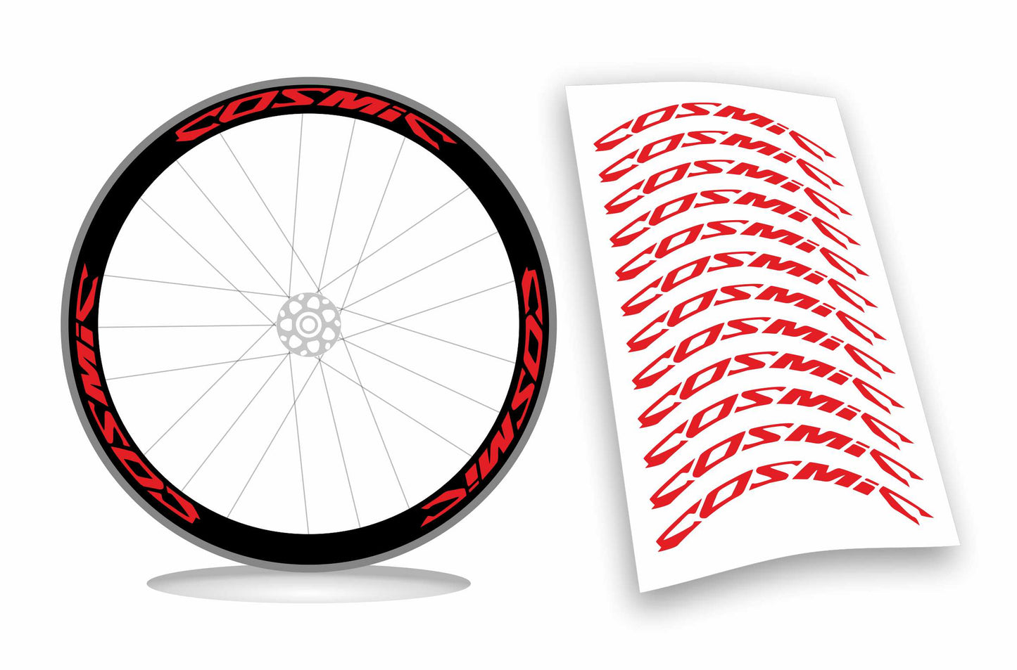 mavic COSMIC altezza 2,2 cm kit adesivi stickers per ruote