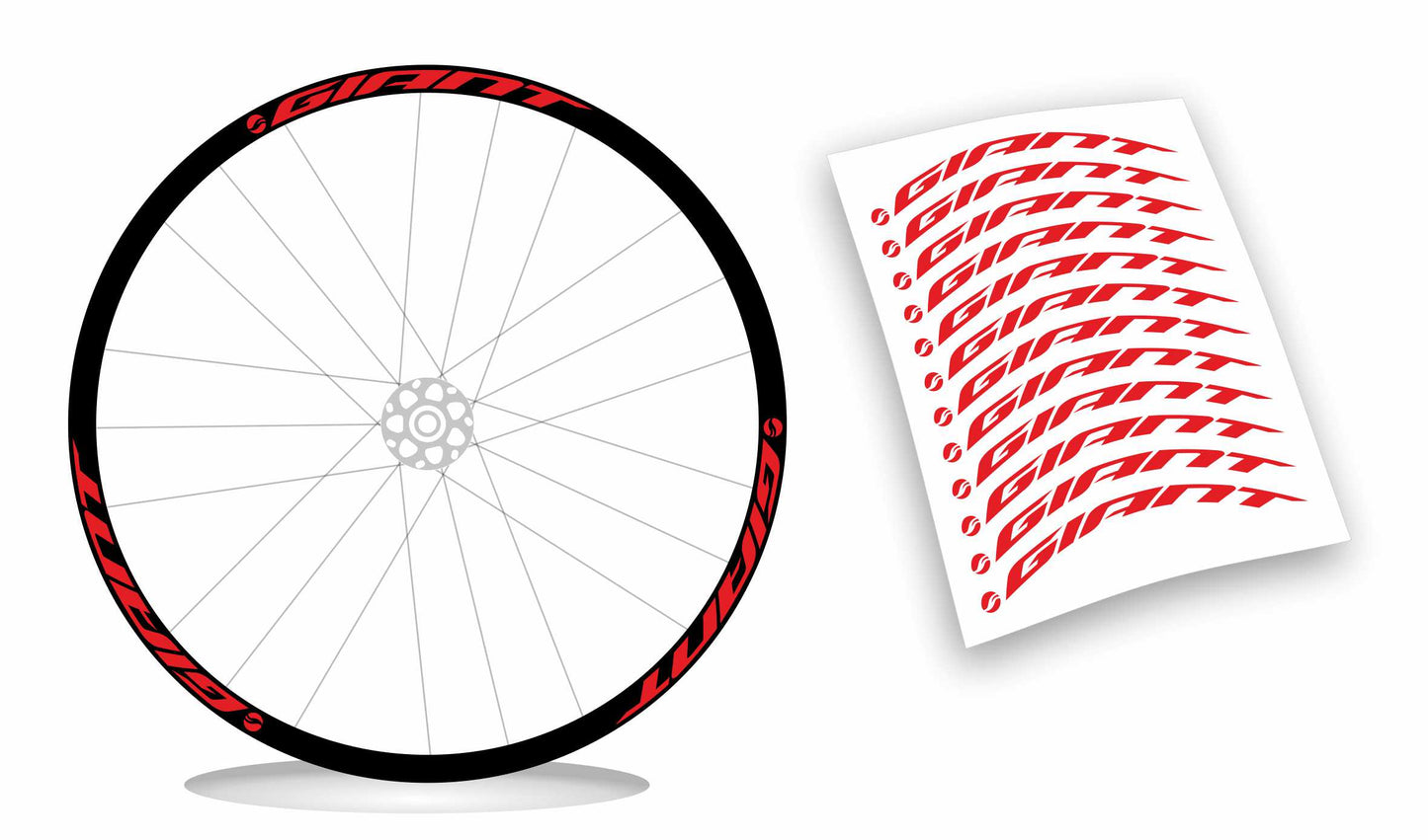 Giant kit adesivi cerchio personalizzati