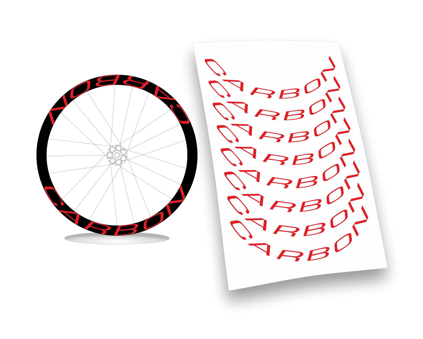 Carbon kit adesivi personalizzati