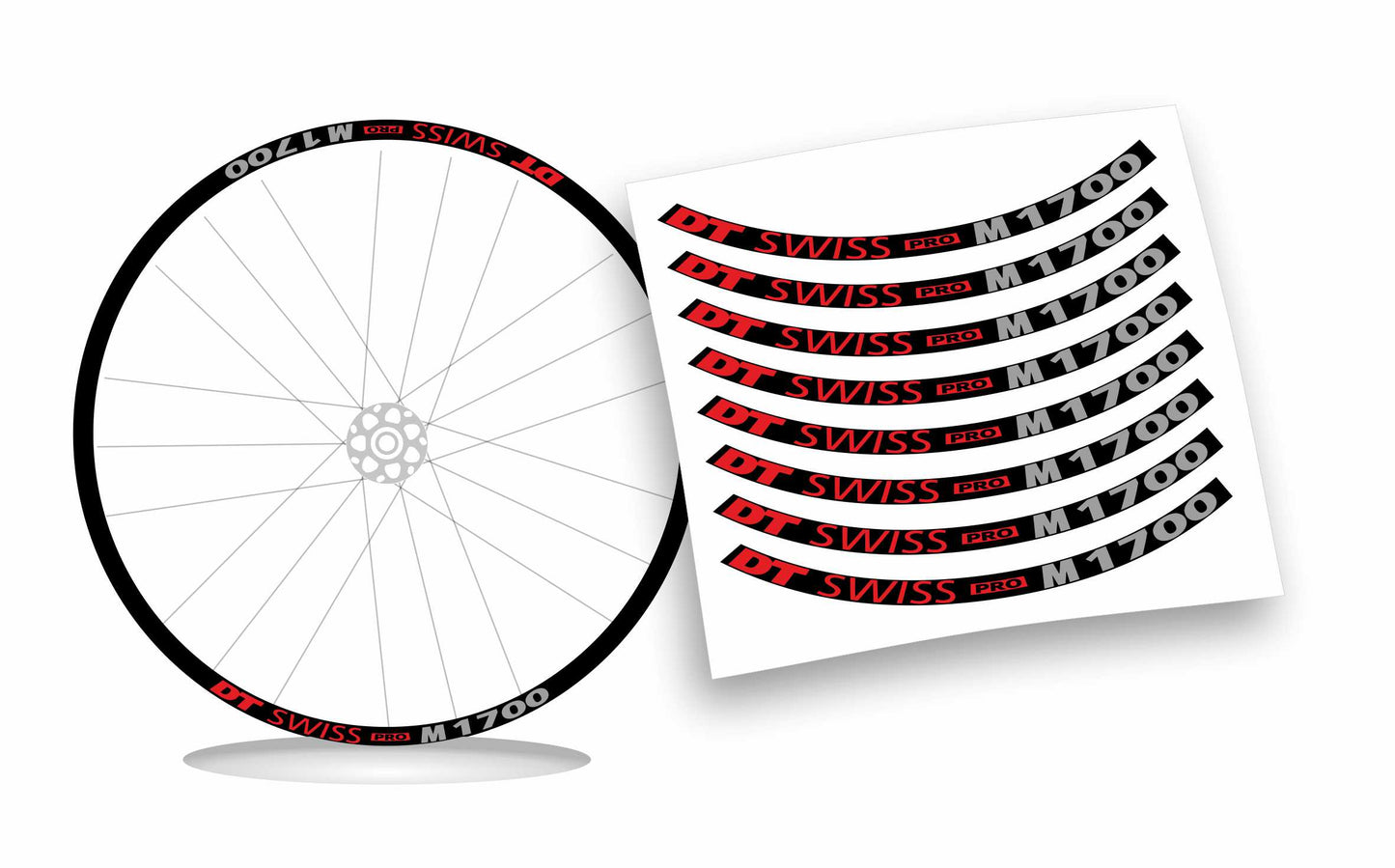 DT SWISS M 1700 adesivi per ruote