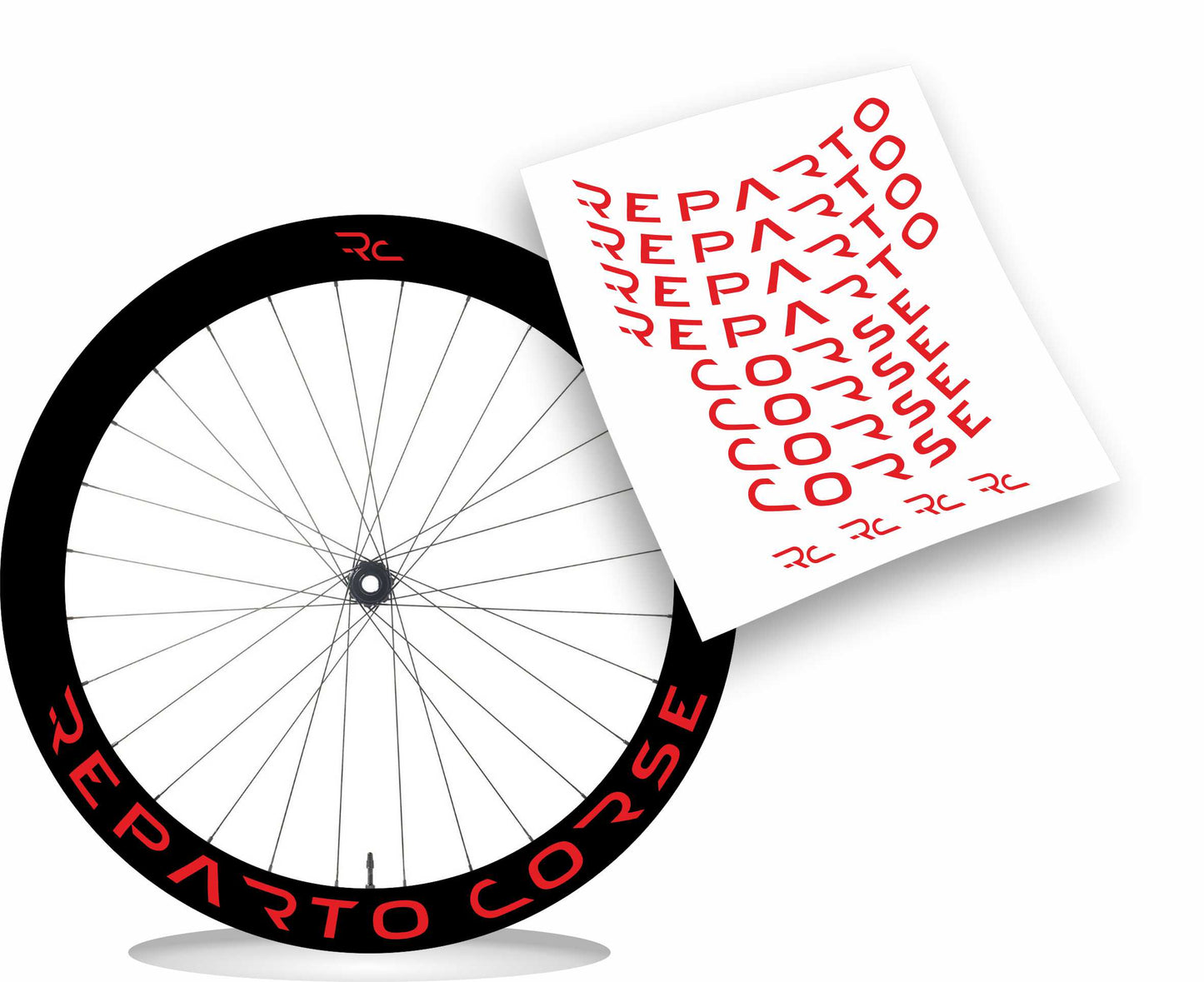 Bianchi reparto corse adesivi cerchi