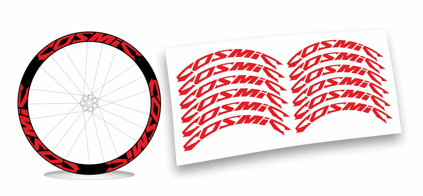 mavic COSMIC 40mm kit adesivi stickers per ruote