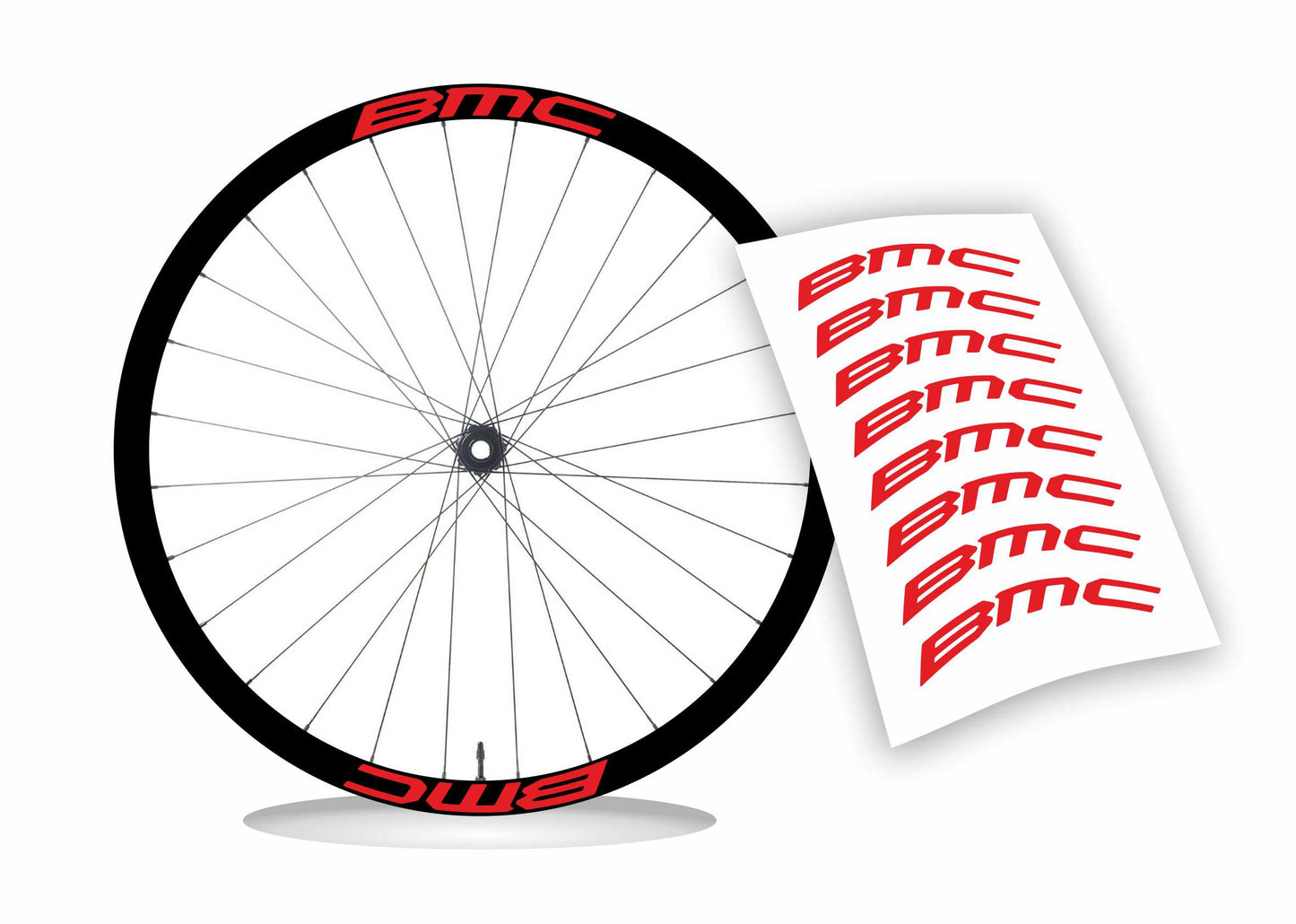 Adesivi cerchi ruote BMC