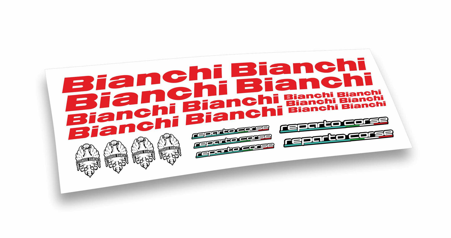 Bianchi kit adesivi logo reparto corse bicicletta mtb bdc colore personalizzato