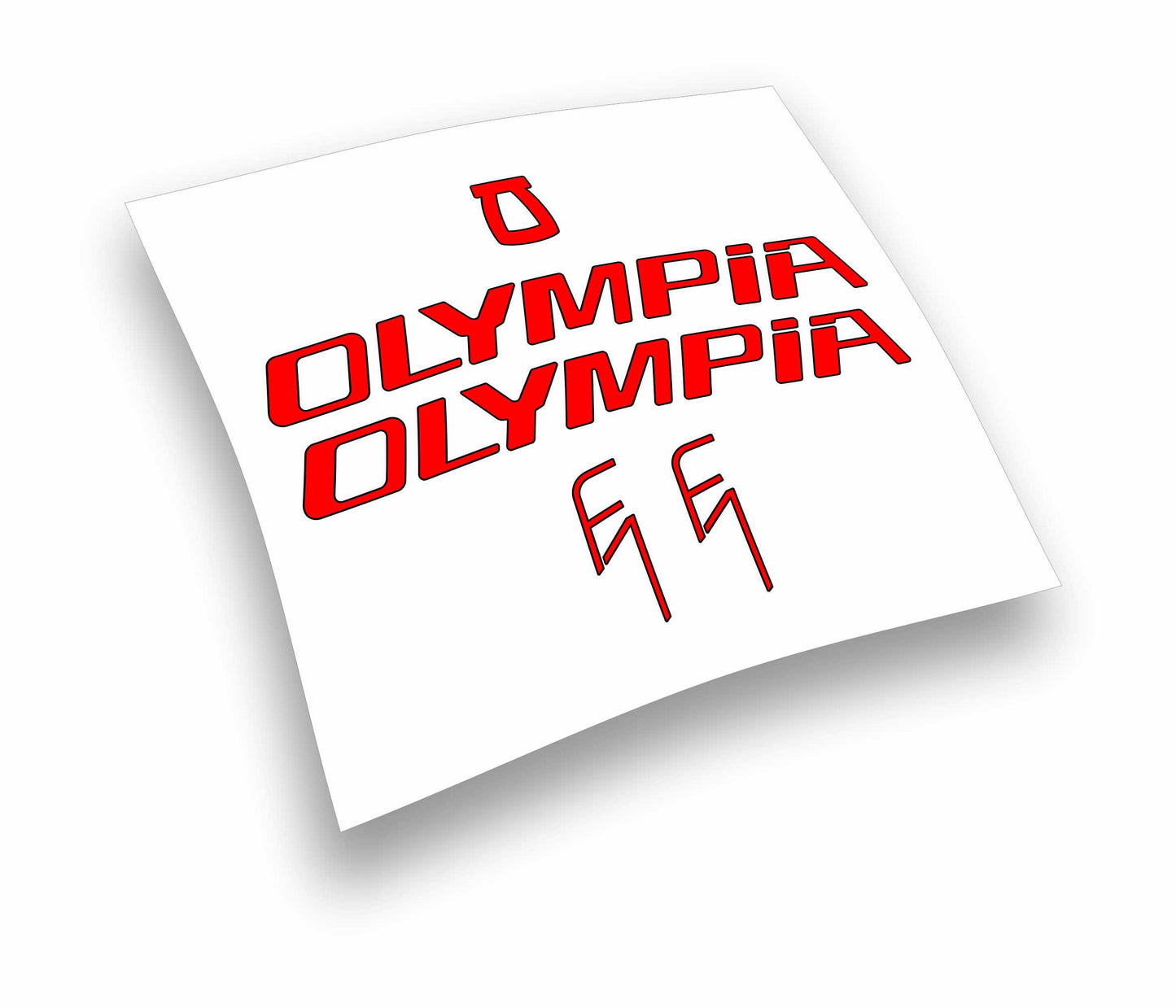 Olympia F1 kit adesivi telaio mtb colori personalizzabili 2022