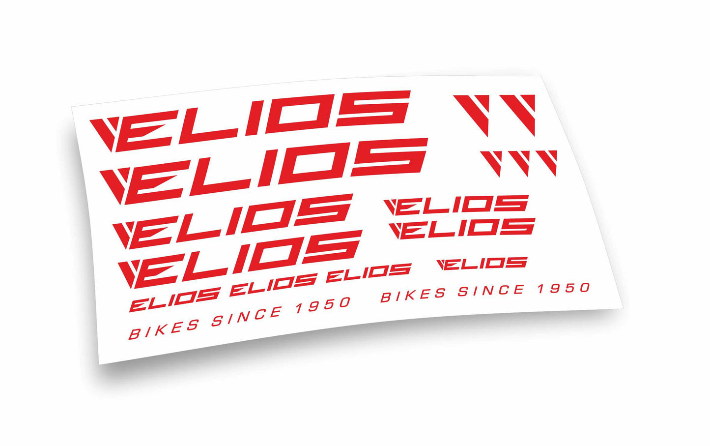 Elios adesivi bicicletta colori personalizzabili 17pezzi