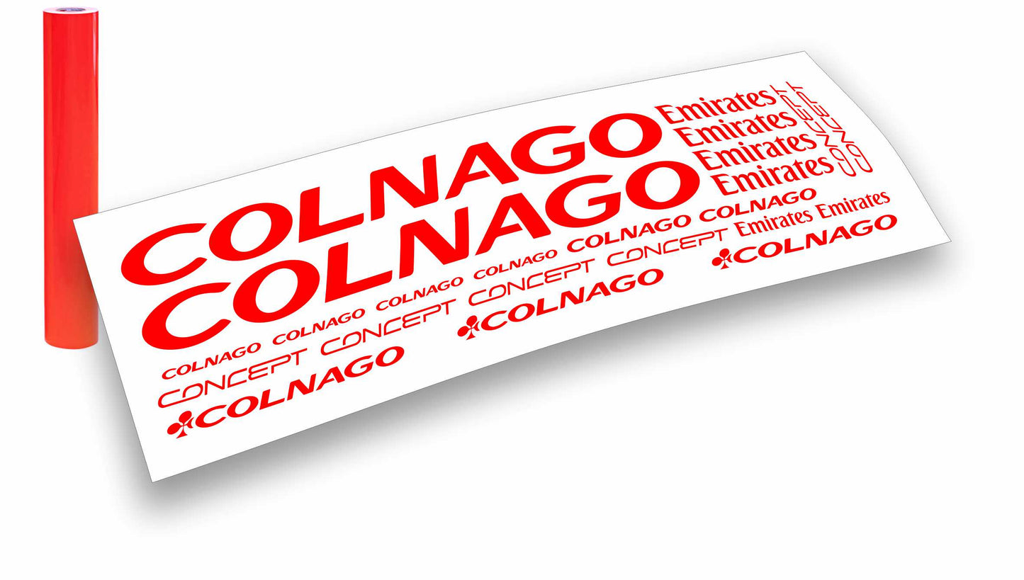 Colnago Emirates Concept Kit Adesivi Standard