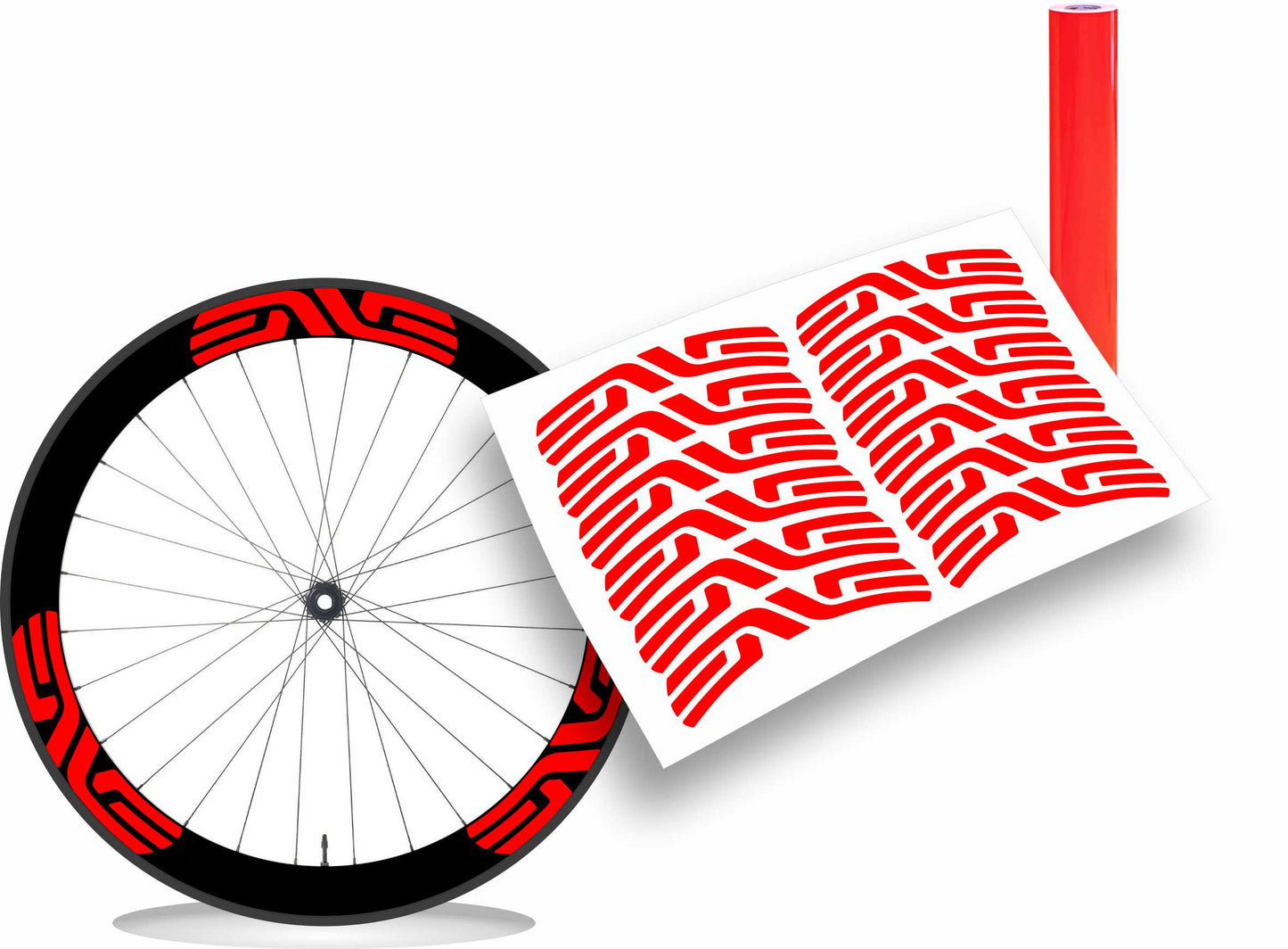 Enve kit adesivi cerchi colore personalizzato