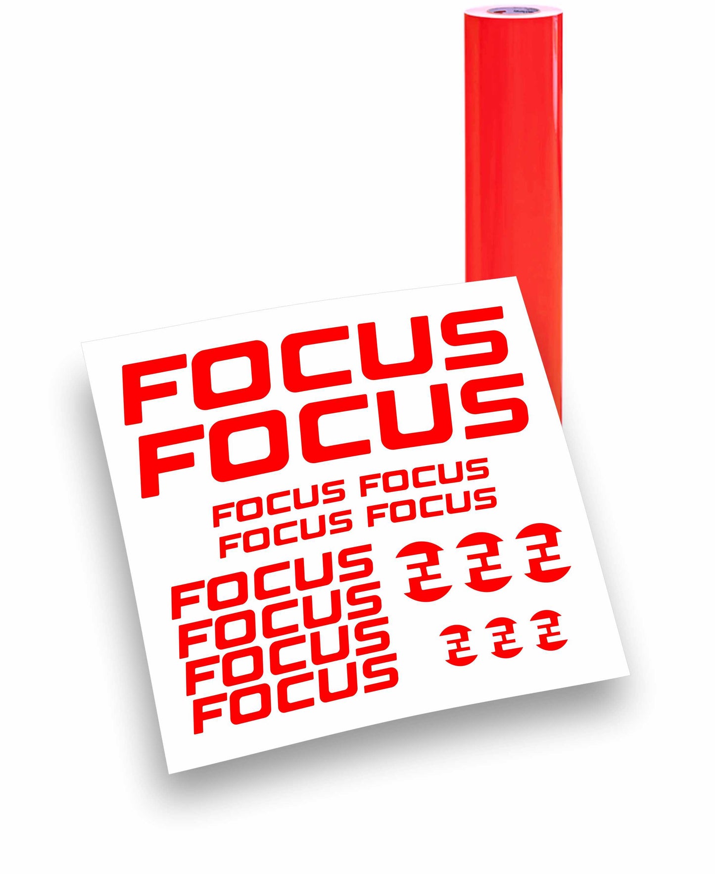 Focus kit adesivi per mountain bike e bici da corsa completo 16 pezzi