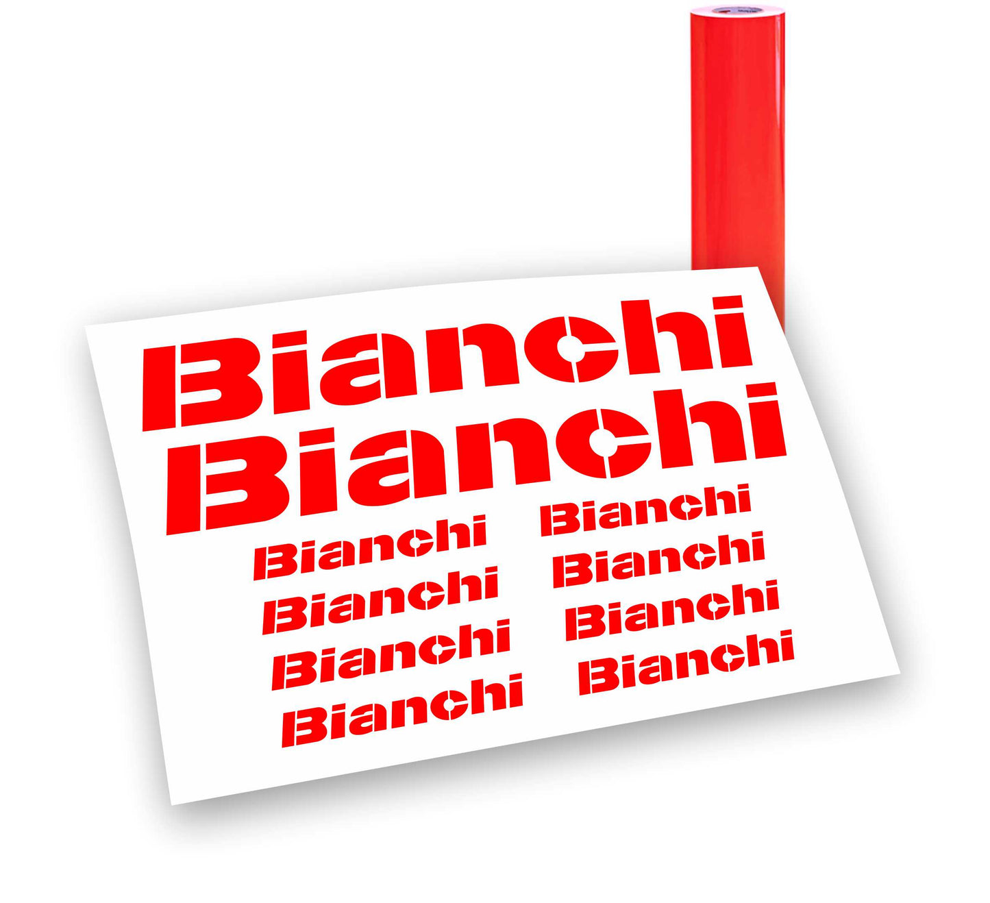 kit adesivi bicicletta bianchi colore personalizzato