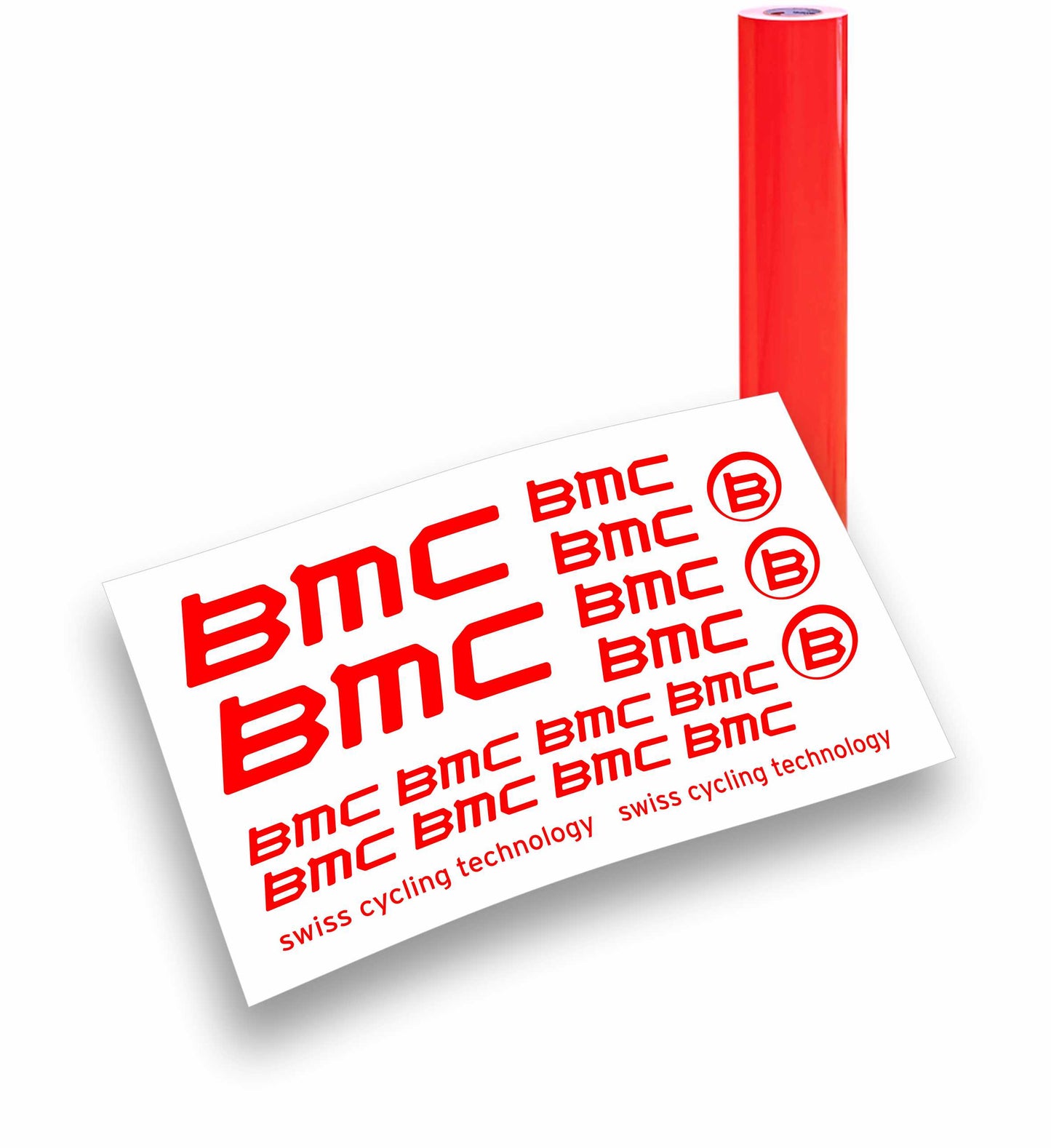 Kit adesivi bici telaio BMC SWISS CYCLING TECHNOLOGY bdc mtb colori a scelta 19PEZZI