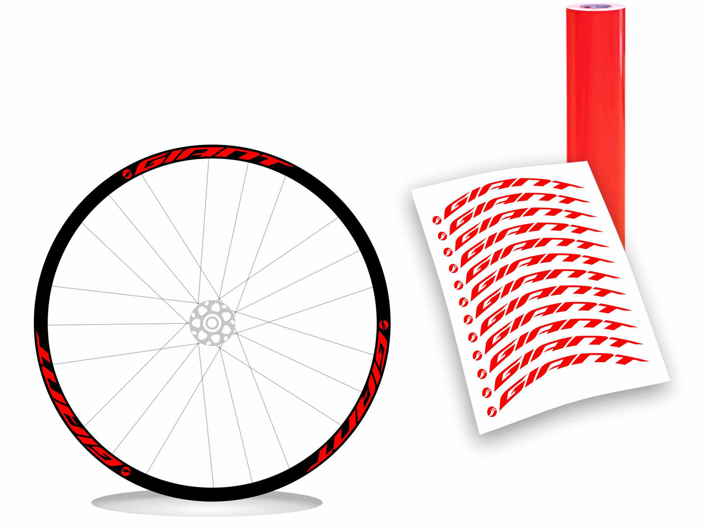Giant kit adesivi cerchio personalizzati