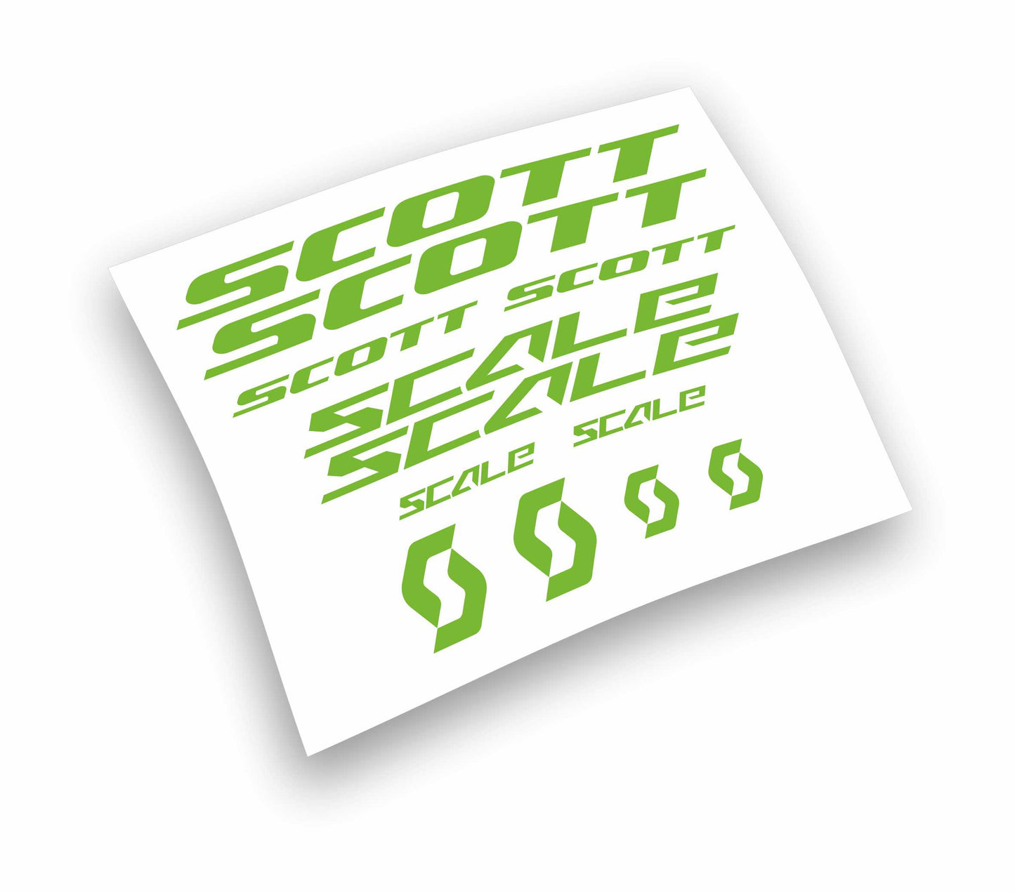 Scott Scale kit adesivi colori a scelta 12 pz bicicletta mtb