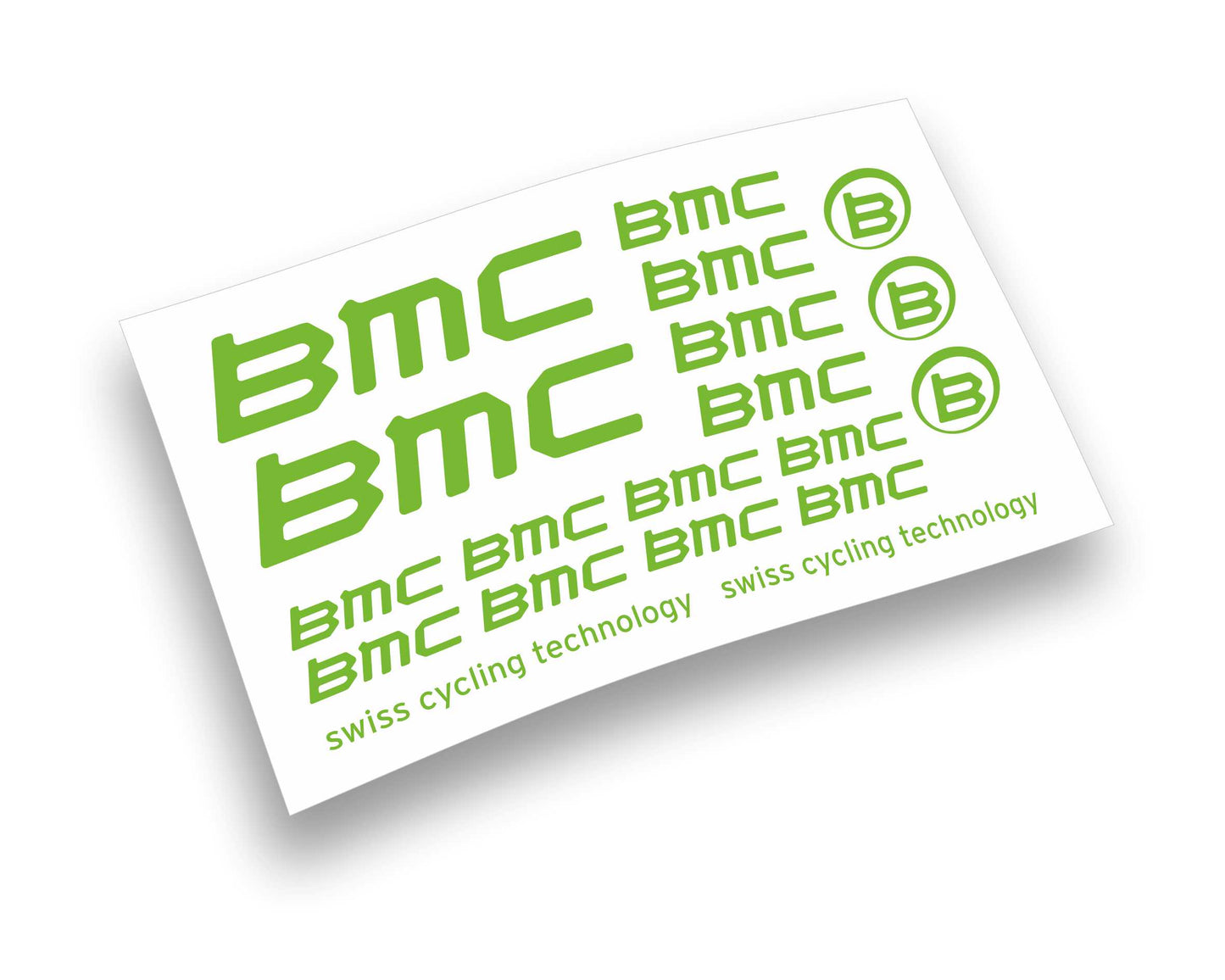 Kit adesivi bici telaio BMC SWISS CYCLING TECHNOLOGY bdc mtb colori a scelta 19PEZZI