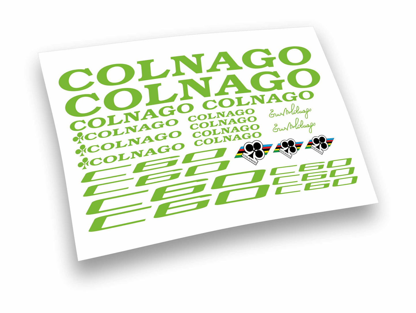 Colnago C60 kit adesivi completo 23 pezzi per bici da corsa