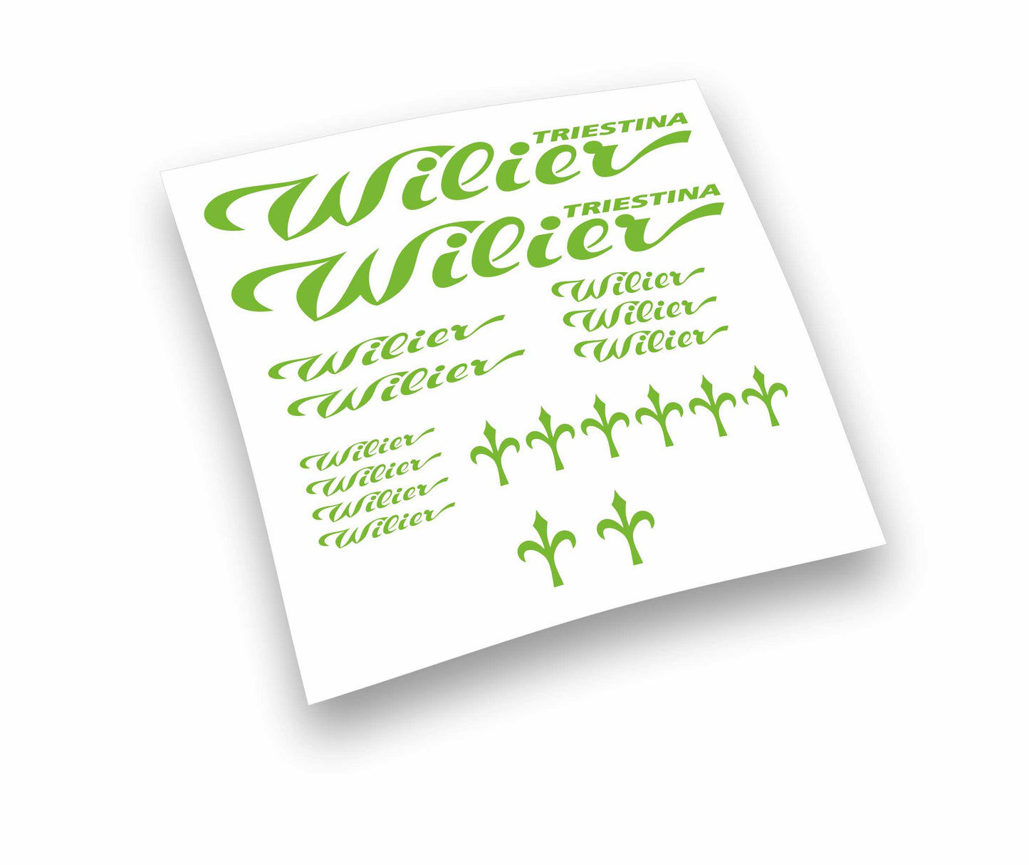 Kit adesivi telaio bici wilier triestina bdc mtb colori a scelta 14 PEZZI