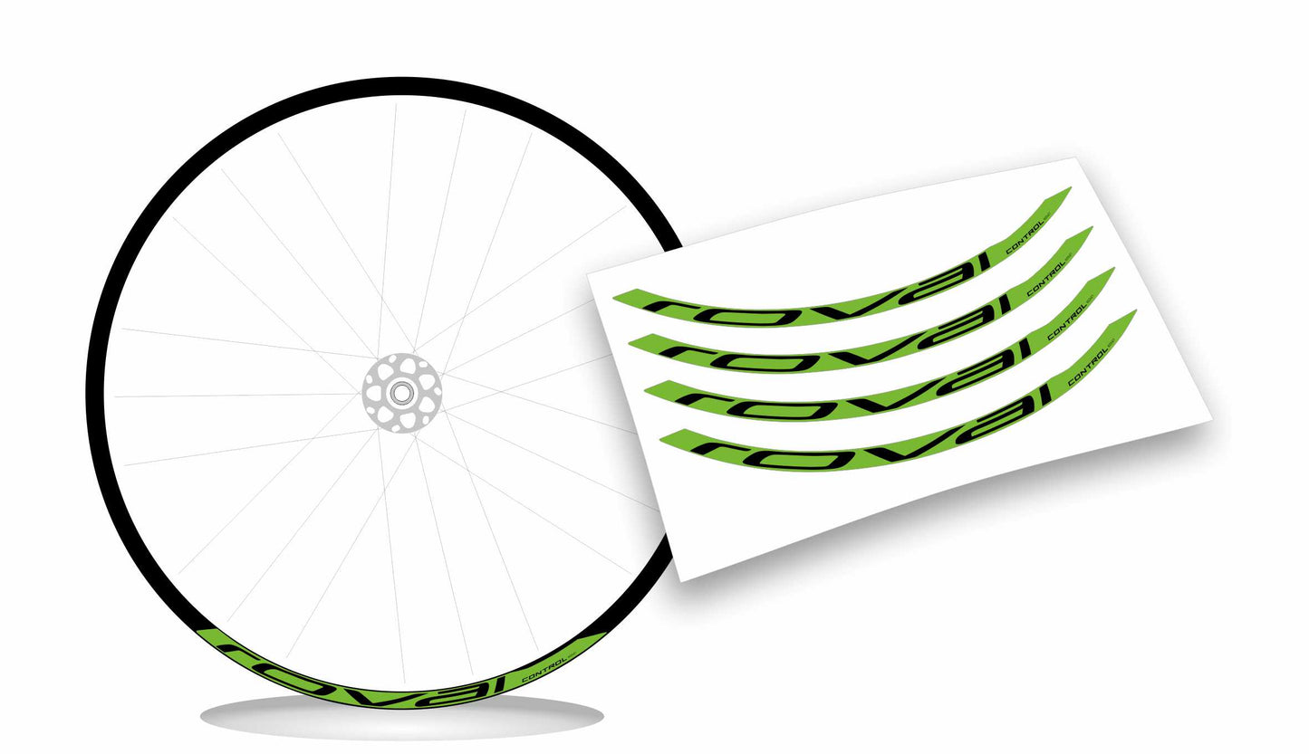 Adesivi cerchi ruote mtb roval control 622 x 21 colori a scelta anche fluo personalizzabili