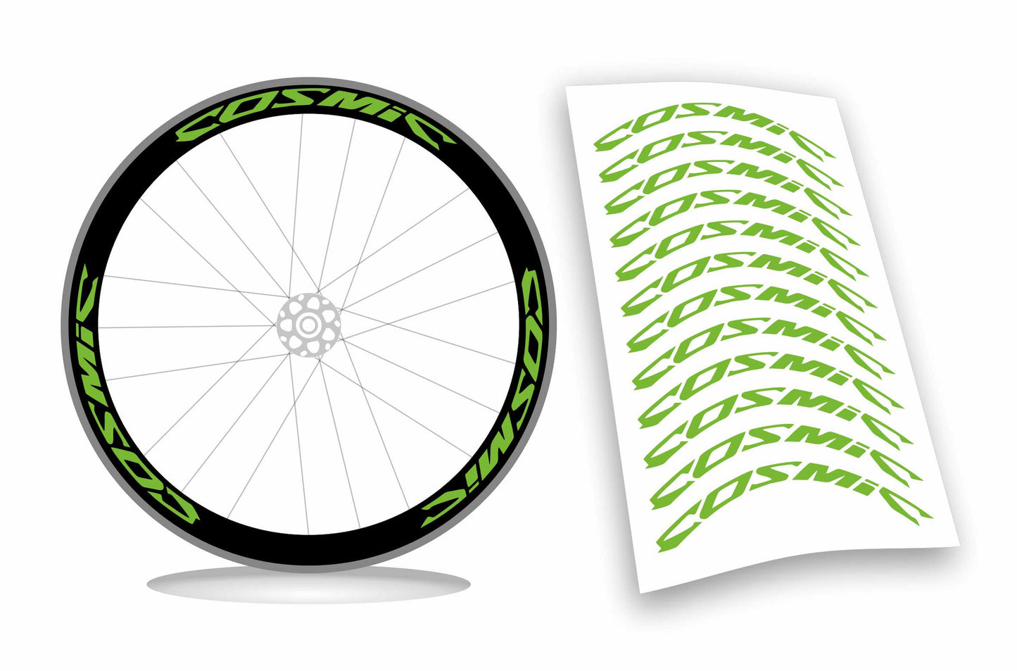 mavic COSMIC altezza 2,2 cm kit adesivi stickers per ruote