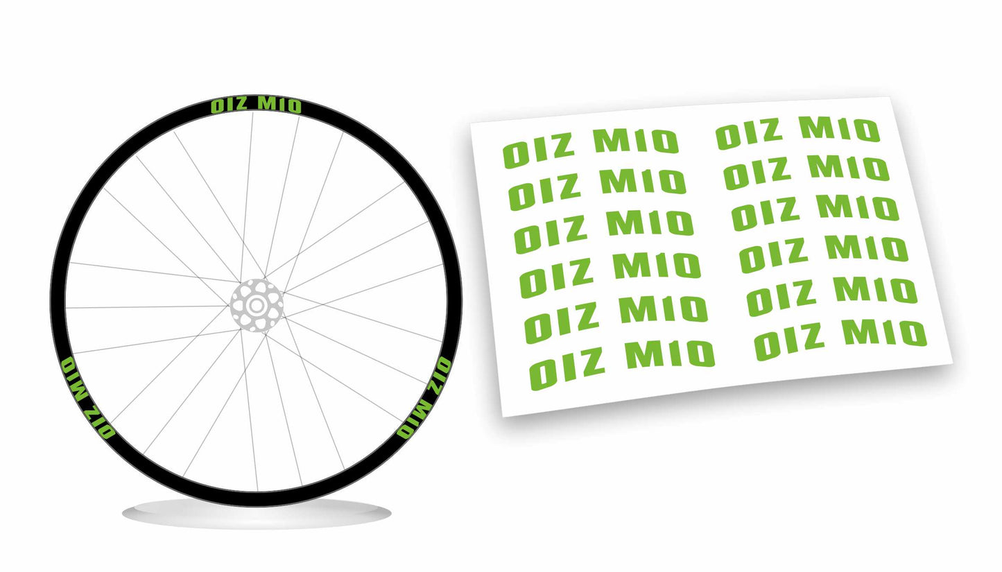 Oiz m10 Orbea adesivi ruote colore personalizzato