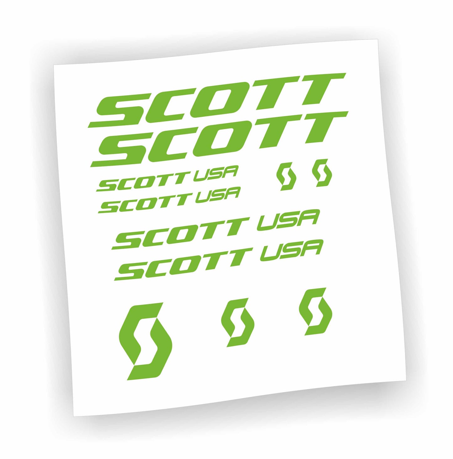 Kit adesivi/stickers bicicletta scott usa colori a scelta 11pz bicicletta mtb bdc