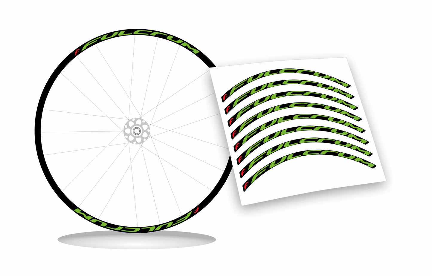 adesivi per ruote fulcrum stickers per cerchi bici