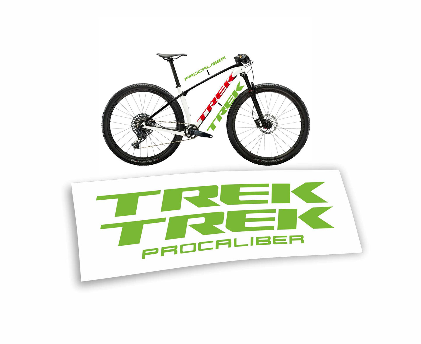 Trek Procaliber kit adesivi bicicletta colore personalizzato