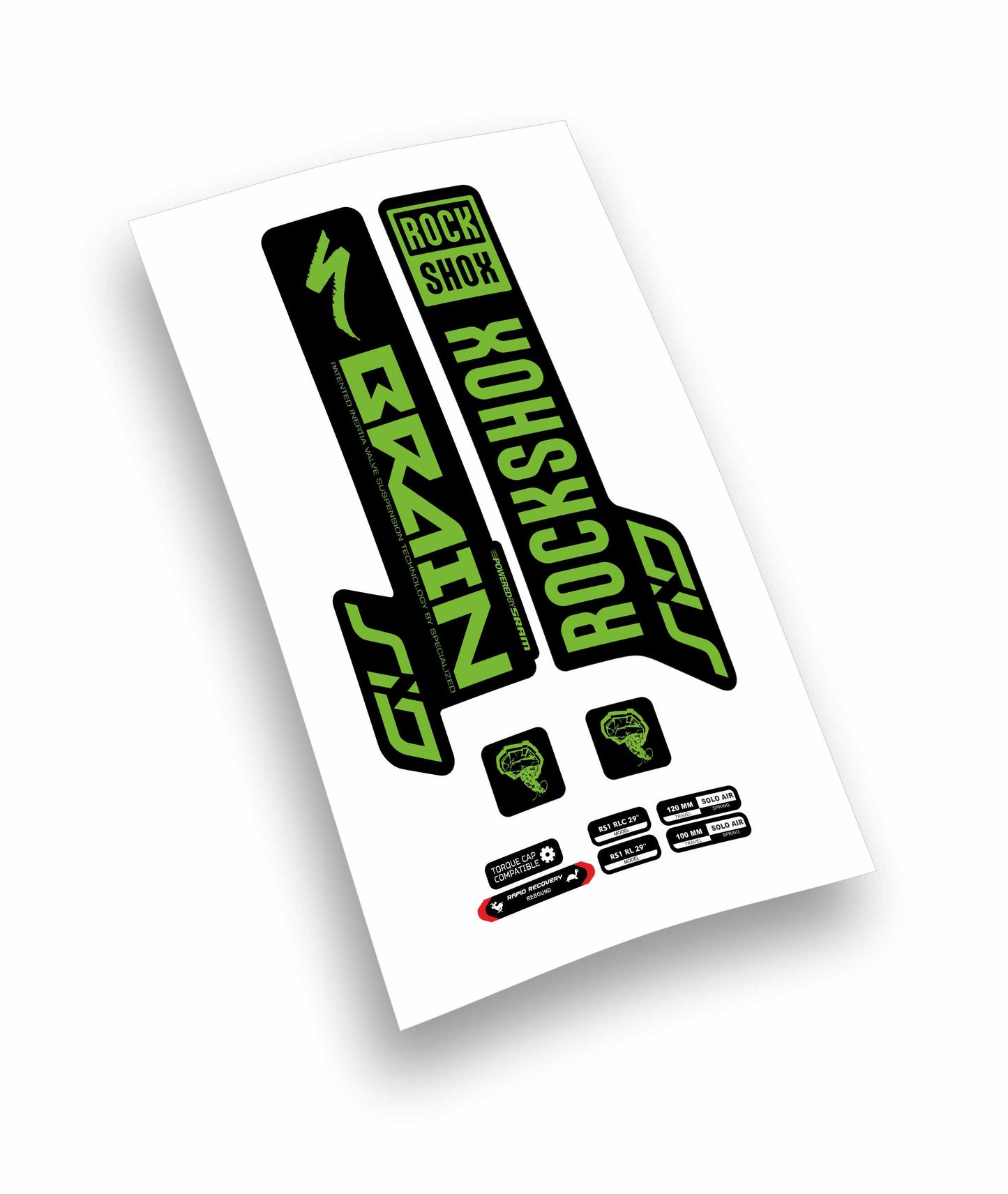 Rock shox Sid Brain 29" - anno 2019 - adesivi personalizzati per forcella