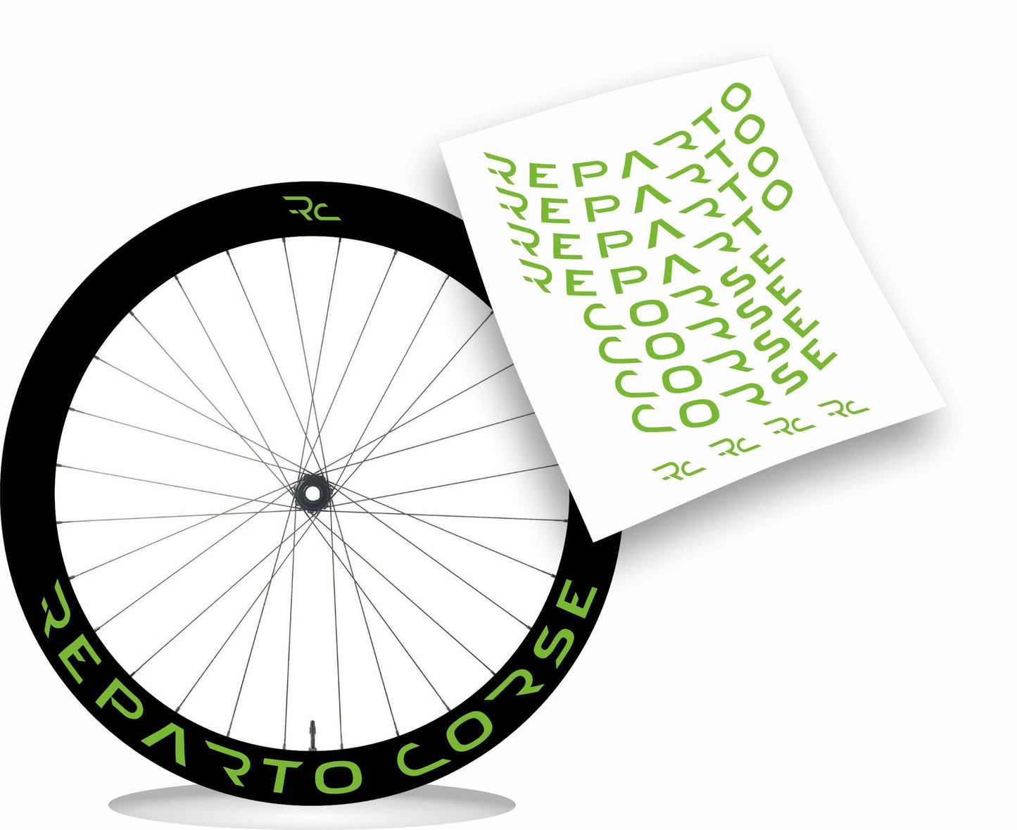 Bianchi reparto corse adesivi cerchi