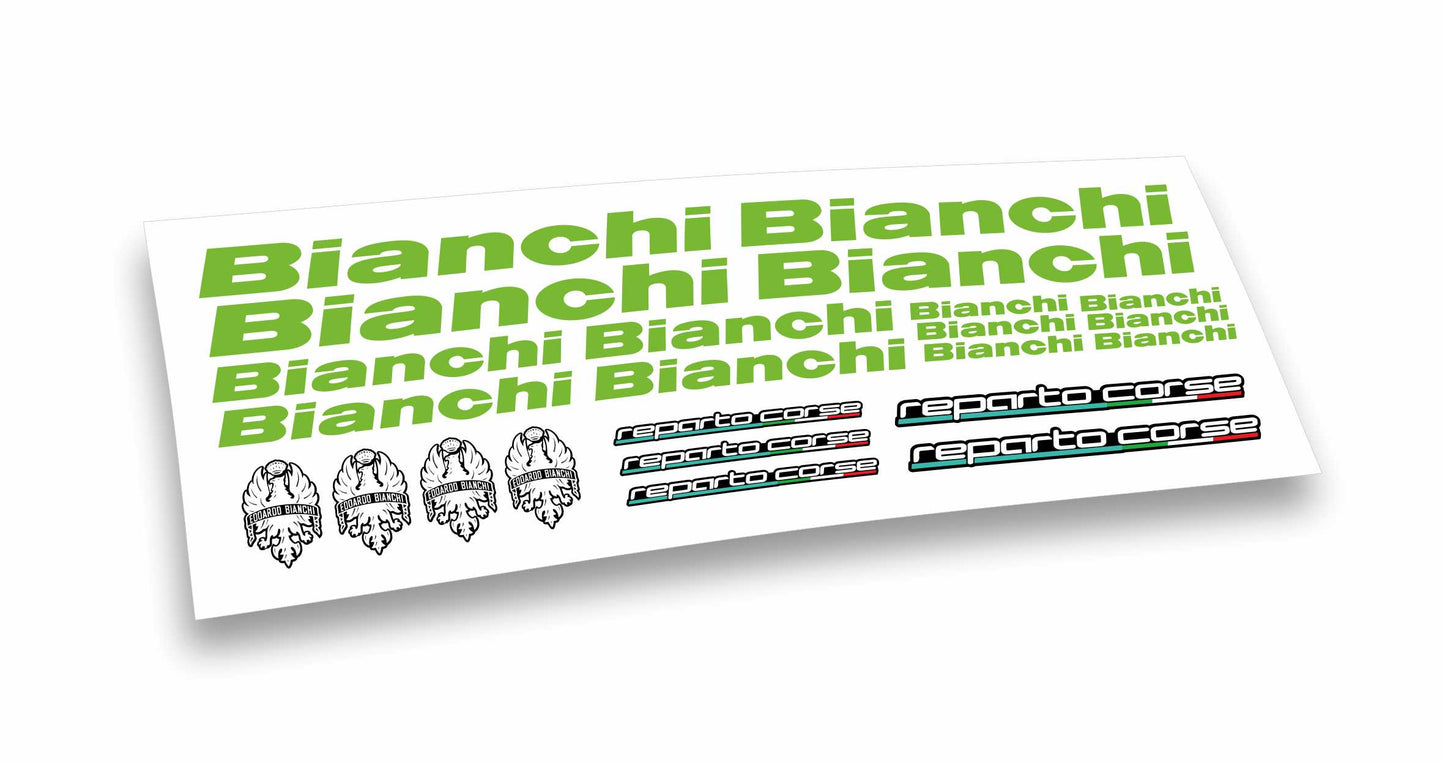 Bianchi kit adesivi logo reparto corse bicicletta mtb bdc colore personalizzato