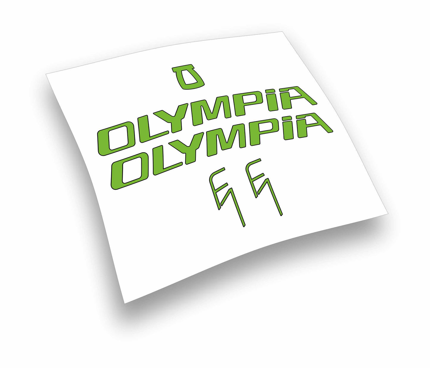 Olympia F1 kit adesivi telaio mtb colori personalizzabili 2022