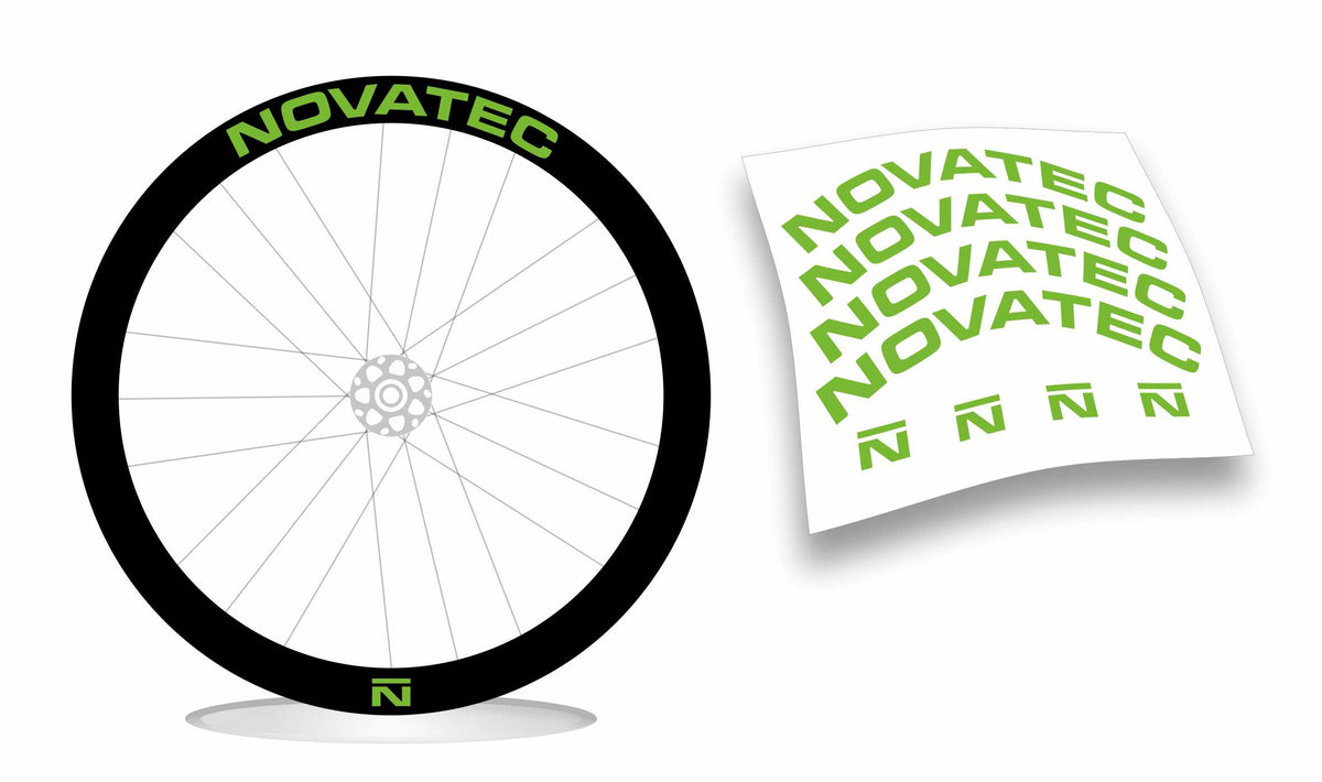 Novatec kit adesivi per cerchi bici da corsa colore personalizzato