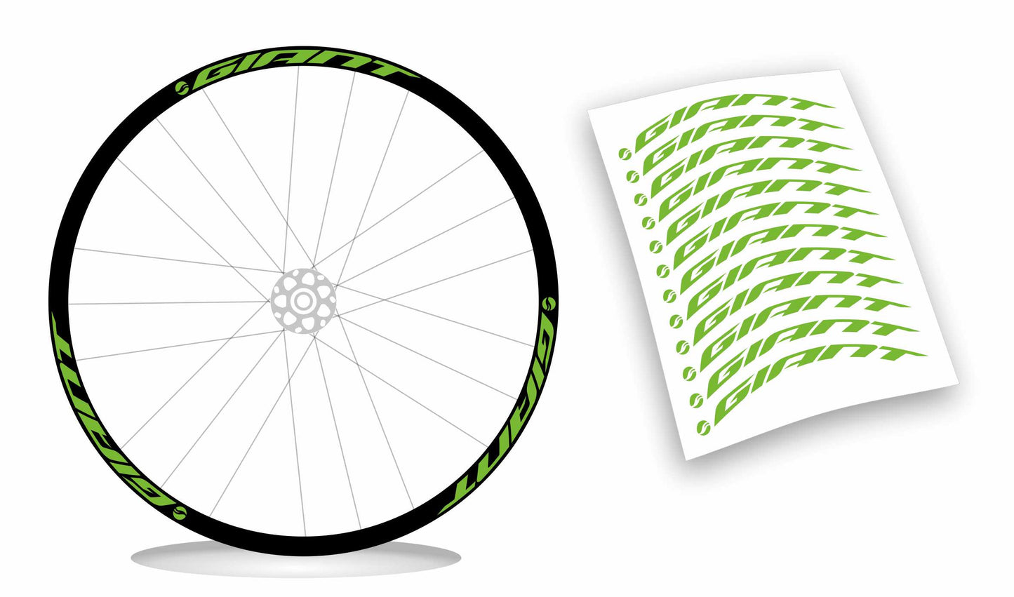 Giant kit adesivi cerchio personalizzati