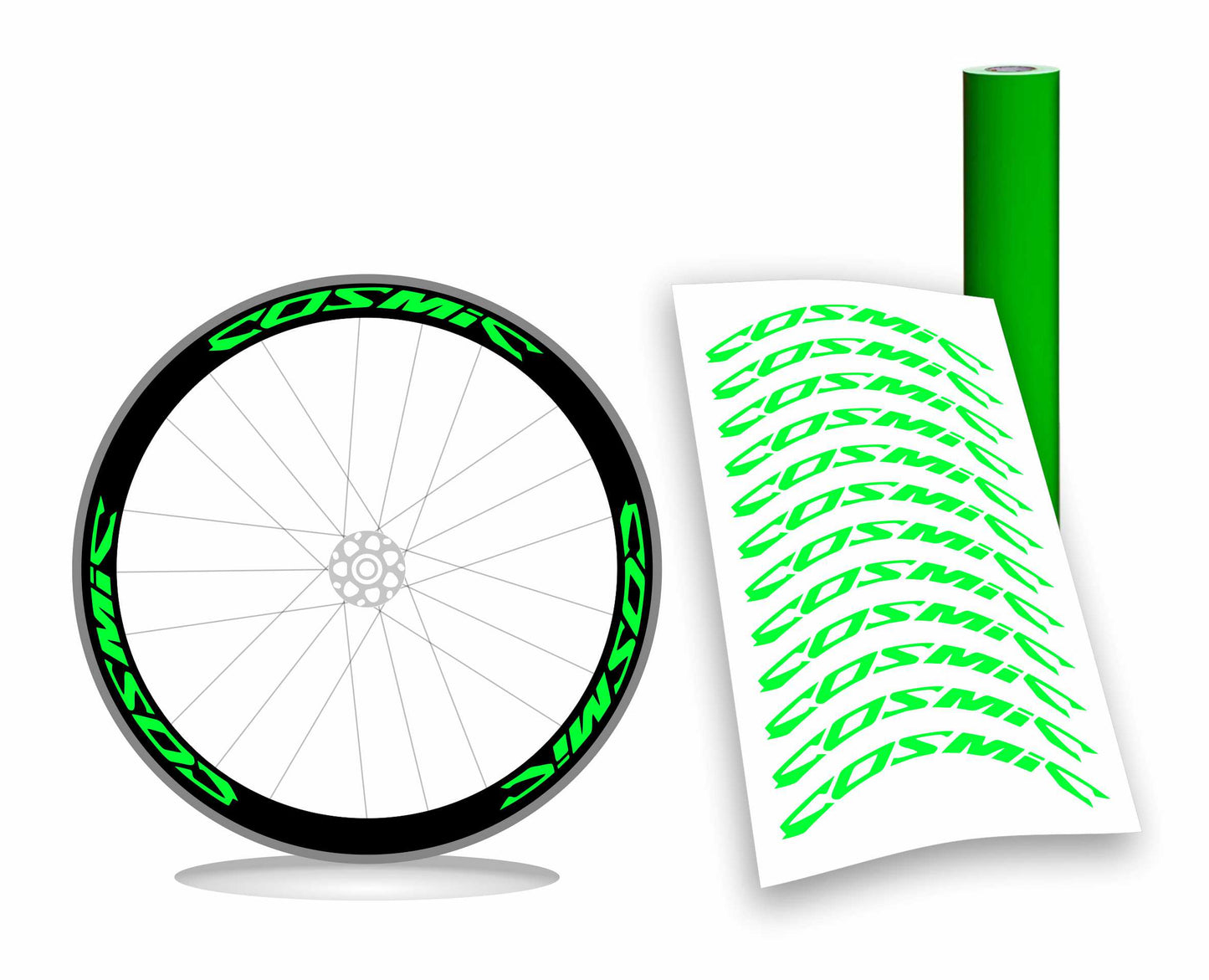 mavic COSMIC altezza 2,2 cm kit adesivi stickers per ruote