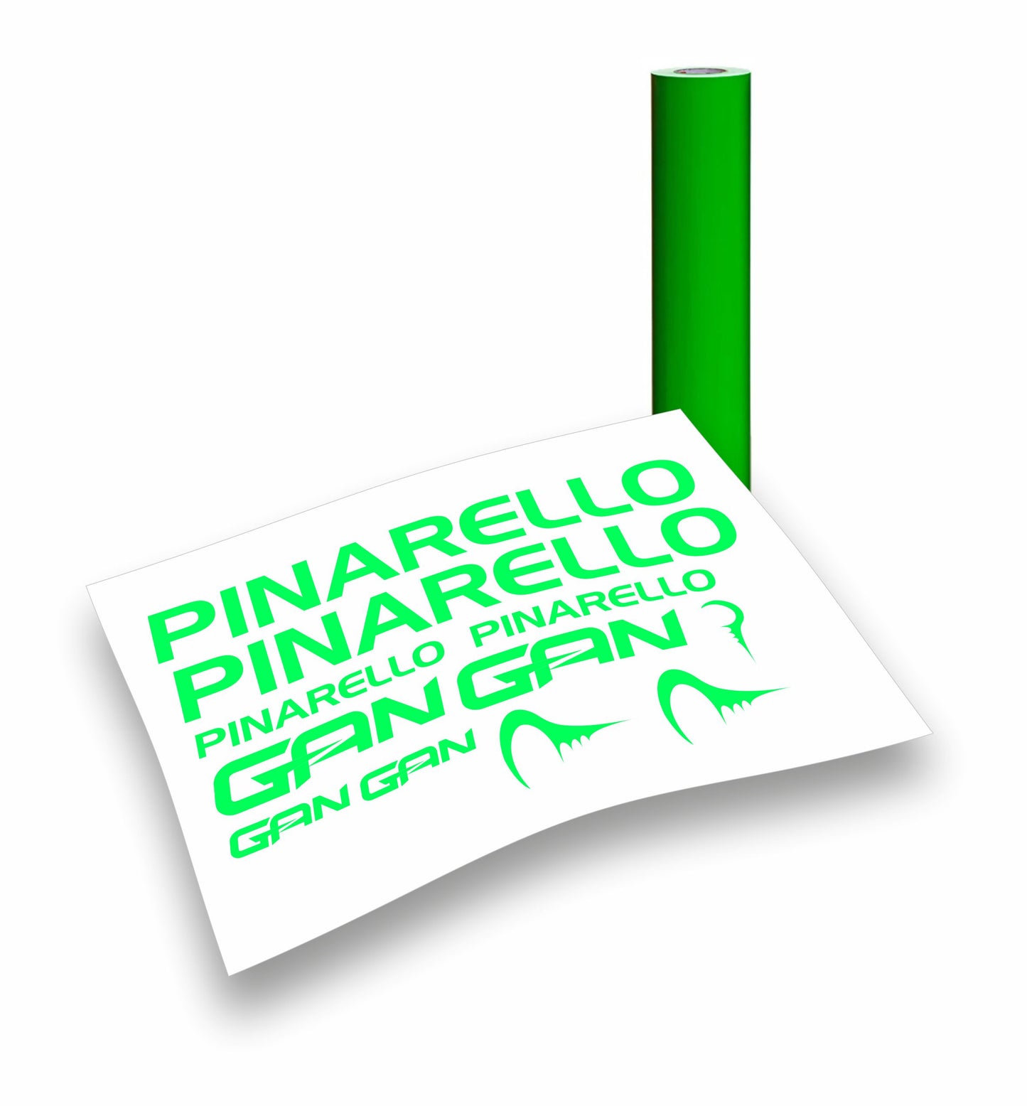 Kit adesivi bici telaio Pinarello Gun bdc colori a scelta 11PEZZI