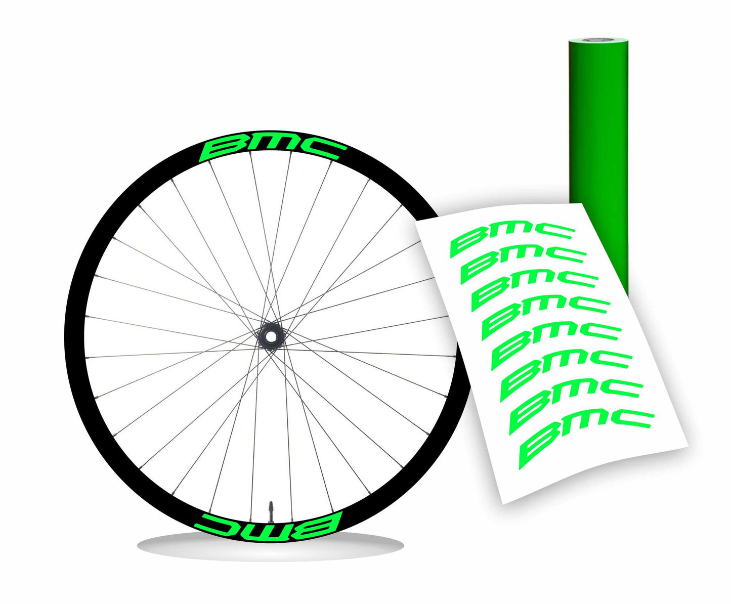 Adesivi cerchi ruote BMC
